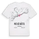 Neuchâtel karta t-shirt