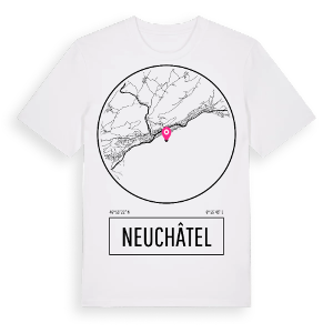 Neuchâtel t-shirt – ekologisk bomull t-shirt från Pinshirt