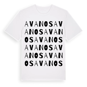 Avanos ordlek t-shirt – ekologisk bomull t-shirt från Pinshirt