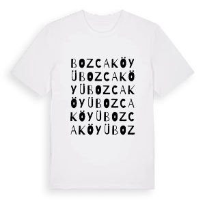 Bozca Köyü ordlek t-shirt – ekologisk bomull t-shirt från Pinshirt