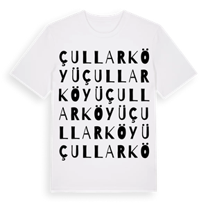 Çullar Köyü ordlek t-shirt – ekologisk bomull t-shirt från Pinshirt