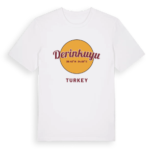 Derinkuyu cirkel t-shirt – ekologisk bomull t-shirt från Pinshirt