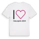 Jag älskar Fakıuşağı Köyü t-shirt stort tryck
