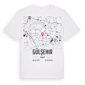 Gülşehir karta t-shirt – ekologisk bomull t-shirt från Pinshirt