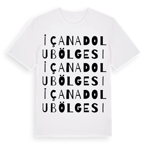 İç Anadolu Bölgesi ordlek t-shirt – ekologisk bomull t-shirt från Pinshirt