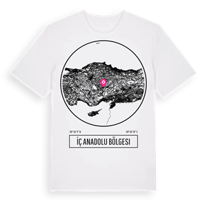 İç Anadolu Bölgesi t-shirt – ekologisk bomull t-shirt från Pinshirt