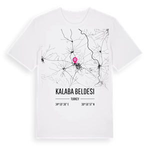 Kalaba Beldesi karta t-shirt – ekologisk bomull t-shirt från Pinshirt