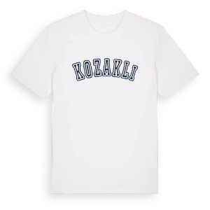 Kozaklı college t-shirt – ekologisk bomull t-shirt från Pinshirt