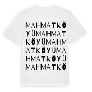 Mahmat Köyü ordlek t-shirt – ekologisk bomull t-shirt från Pinshirt