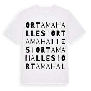 Orta Mahallesi ordlek t-shirt – ekologisk bomull t-shirt från Pinshirt