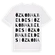 Özkonak Beldesi ordlek t-shirt