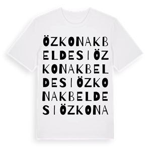 Özkonak Beldesi ordlek t-shirt – ekologisk bomull t-shirt från Pinshirt