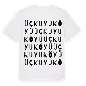Üçkuyu Köyü ordlek t-shirt – ekologisk bomull t-shirt från Pinshirt