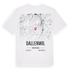 Dallenwil karta t-shirt – ekologisk bomull t-shirt från Pinshirt