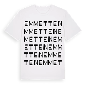 Emmetten ordlek t-shirt – ekologisk bomull t-shirt från Pinshirt