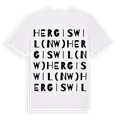 Hergiswil (NW) ordlek t-shirt