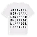 Aderklaa ordlek t-shirt