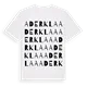 Aderklaa ordlek t-shirt