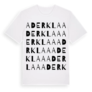Aderklaa ordlek t-shirt – ekologisk bomull t-shirt från Pinshirt