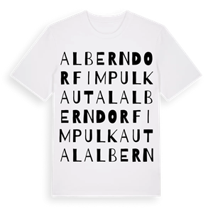 Alberndorf im Pulkautal ordlek t-shirt – ekologisk bomull t-shirt från Pinshirt