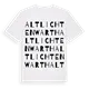 Altlichtenwarth ordlek t-shirt