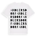 Andlersdorf ordlek t-shirt