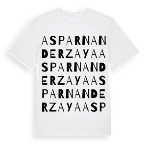 Asparn an der Zaya ordlek t-shirt – ekologisk bomull t-shirt från Pinshirt