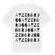 Atzenbrugg ordlek t-shirt