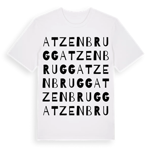 Atzenbrugg ordlek t-shirt – ekologisk bomull t-shirt från Pinshirt