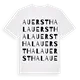 Auersthal ordlek t-shirt