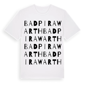 Bad Pirawarth ordlek t-shirt – ekologisk bomull t-shirt från Pinshirt