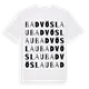 Bad Vöslau ordlek t-shirt
