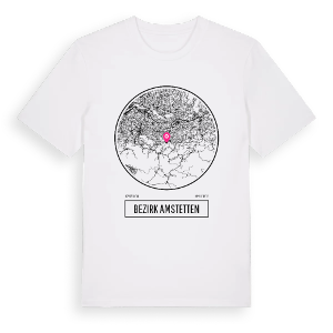 Bezirk Amstetten t-shirt – ekologisk bomull t-shirt från Pinshirt