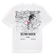 Bezirk Baden karta t-shirt