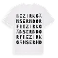 Bezirk Gänserndorf ordlek t-shirt