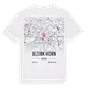 Bezirk Horn karta t-shirt