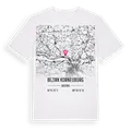 Bezirk Korneuburg karta t-shirt