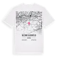 Bezirk Lilienfeld karta t-shirt