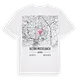 Bezirk Mistelbach karta t-shirt