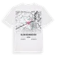 Bezirk Neunkirchen karta t-shirt