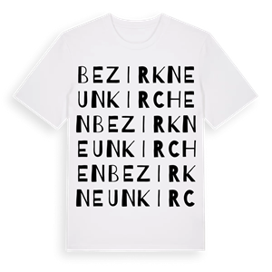 Bezirk Neunkirchen ordlek t-shirt – ekologisk bomull t-shirt från Pinshirt