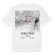 Bezirk St. Pölten karta t-shirt