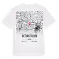 Bezirk Tulln karta t-shirt