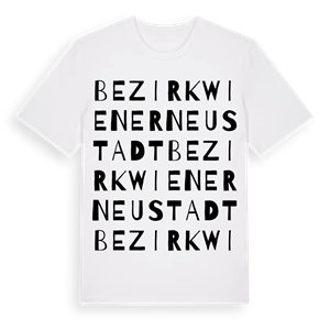 Bezirk Wiener Neustadt ordlek t-shirt – ekologisk bomull t-shirt från Pinshirt