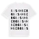 Bisamberg ordlek t-shirt