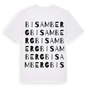 Bisamberg ordlek t-shirt – ekologisk bomull t-shirt från Pinshirt