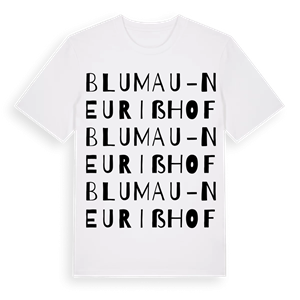Blumau-Neurißhof ordlek t-shirt – ekologisk bomull t-shirt från Pinshirt