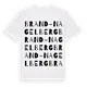 Brand-Nagelberg ordlek t-shirt
