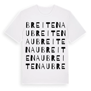 Breitenau ordlek t-shirt – ekologisk bomull t-shirt från Pinshirt
