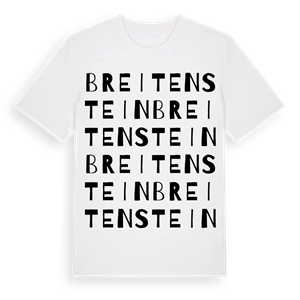 Breitenstein ordlek t-shirt – ekologisk bomull t-shirt från Pinshirt